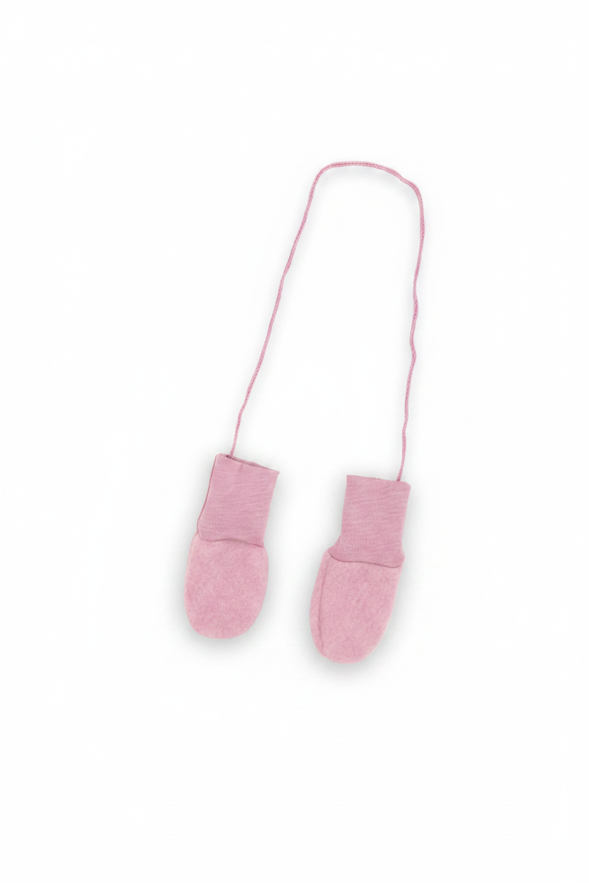 Engel baby mittens- rosewood