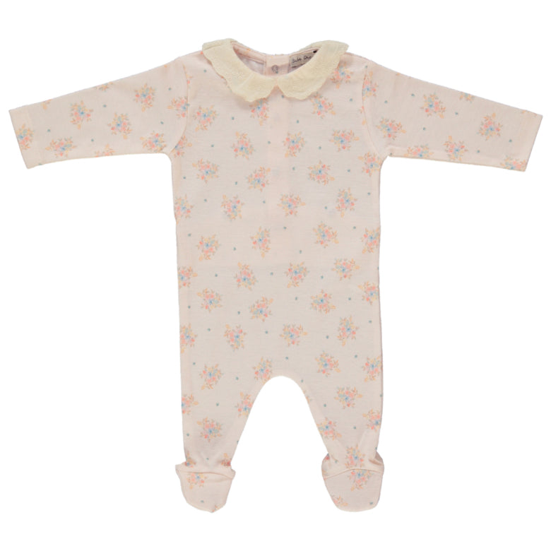 Bebe Organic marie collar overall summer bouquet