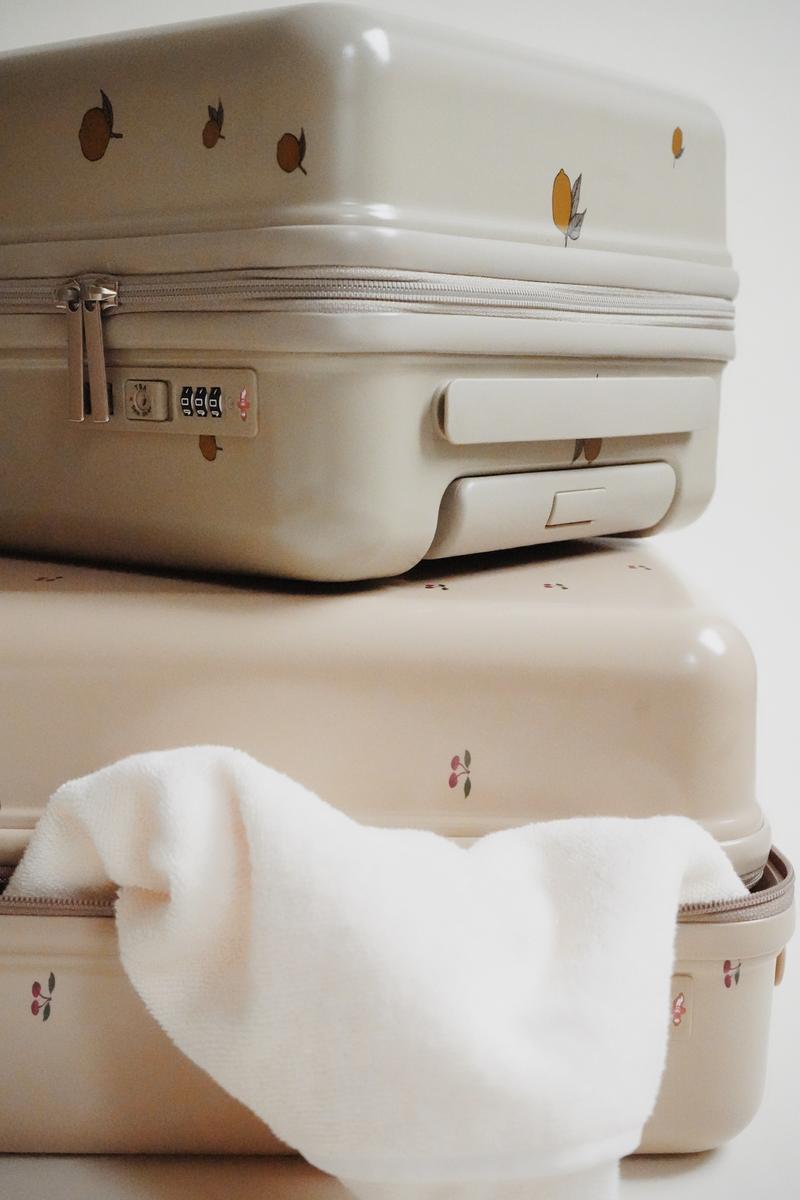 Konges Sloejd travel suitcase- cherry