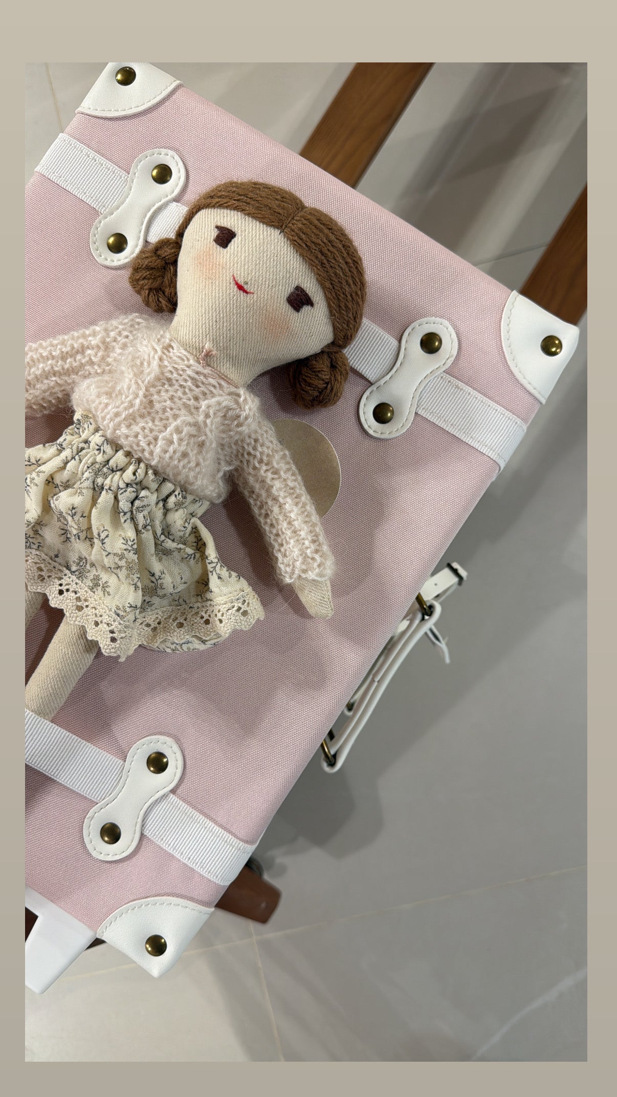 Olli Ella See Ya Suitcase- sorbet