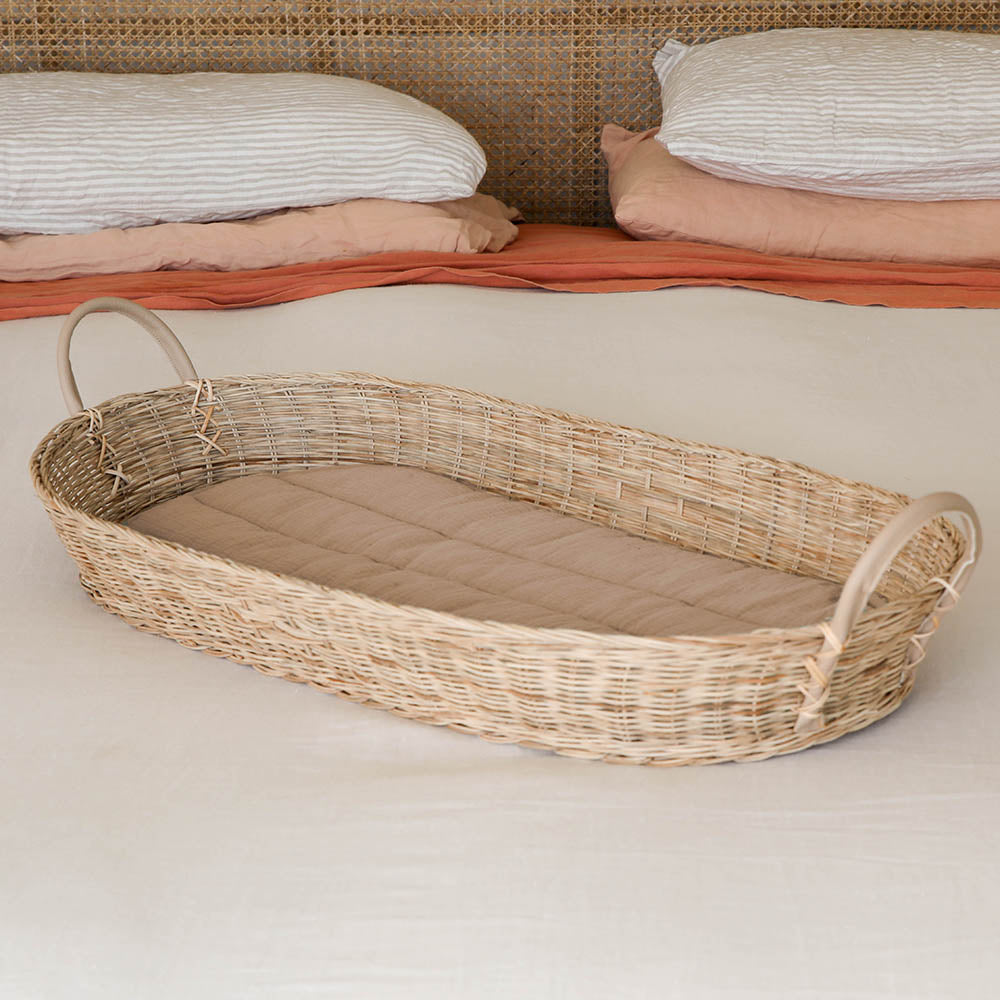 Olli Ella Bayu Rattan Changing Basket