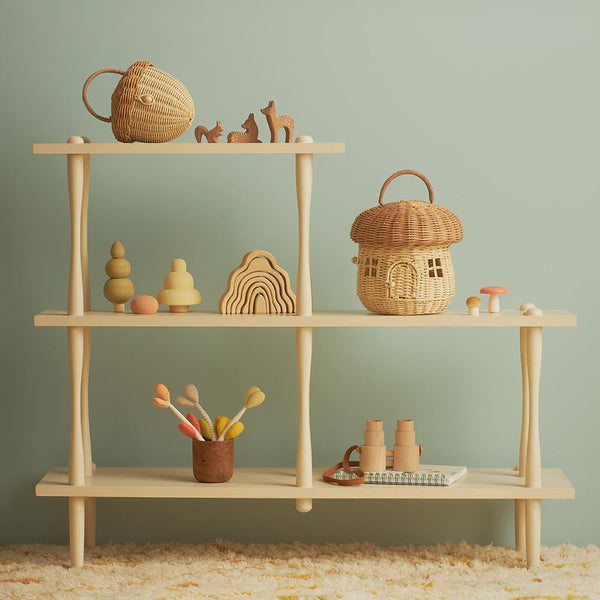 Olli Ella Rattan Mushroom Basket