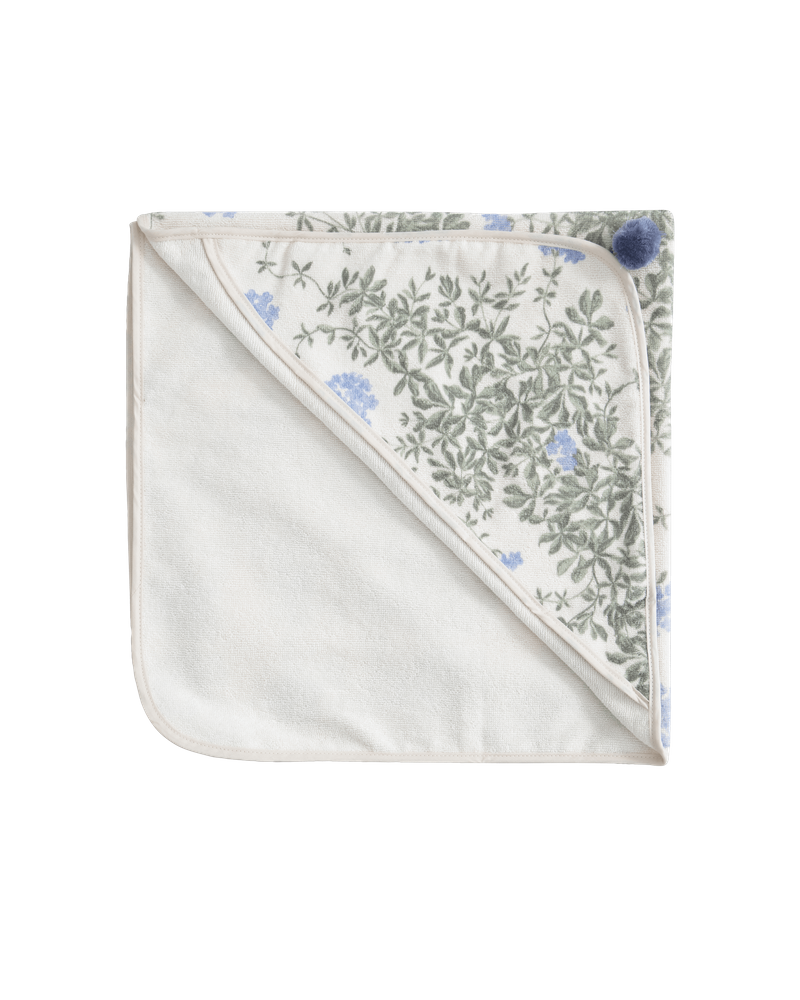 Garbo & friends hooded towel-plumbago