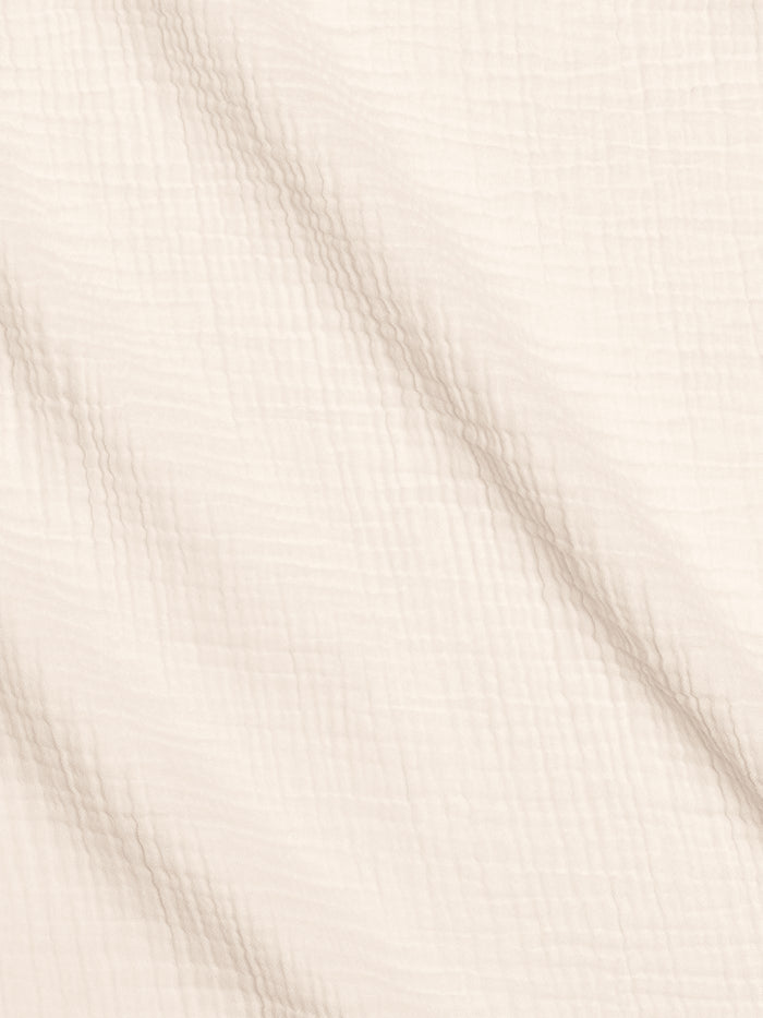 Colored Organic Muslin Swaddle Blanket- ivory