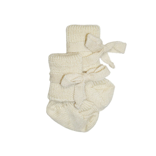 Hirsch Natur wool socks - cream