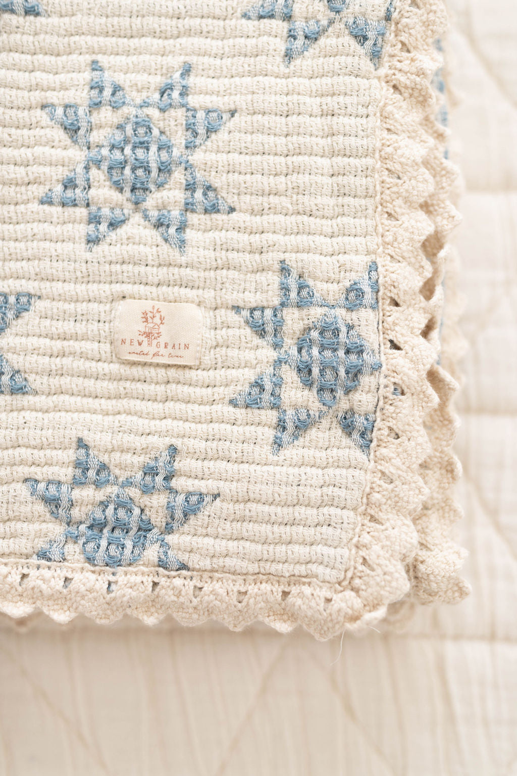 New Grain star quilt- sky