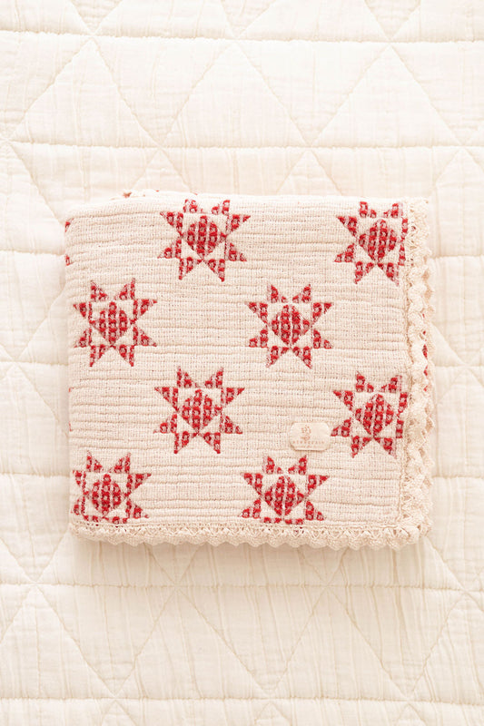 New Grain star quilt-ruby