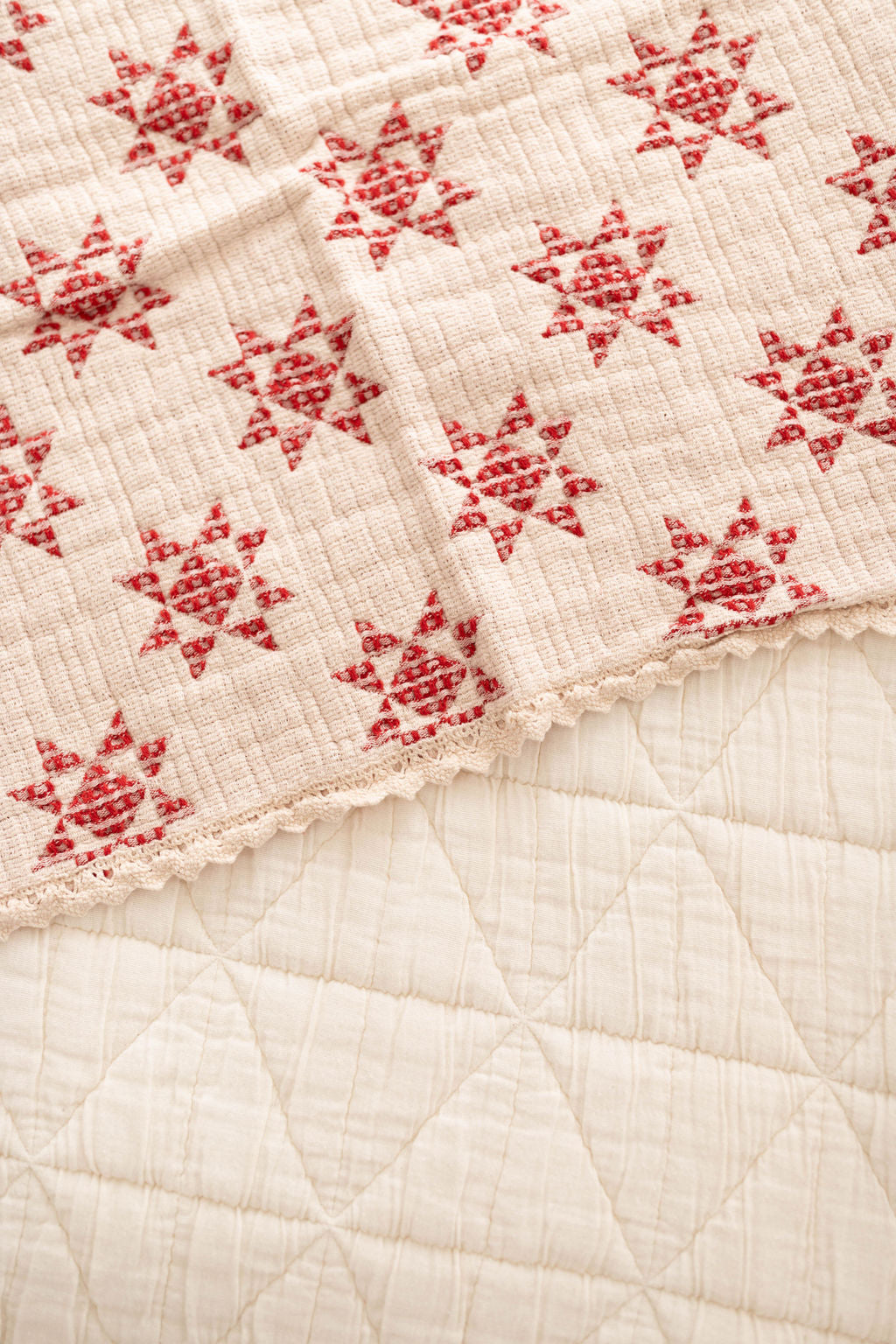 New Grain star quilt-ruby