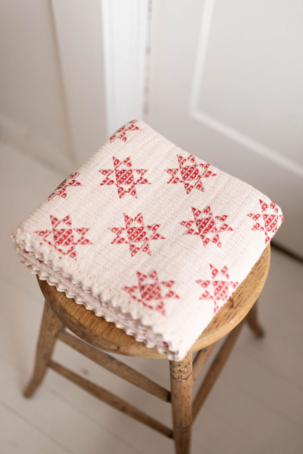 New Grain star quilt-ruby