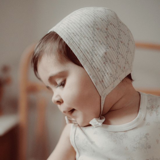 Lovely Littles Lattice pink romper