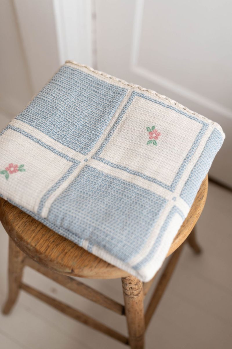 New Grain patchwork blanket-fluer