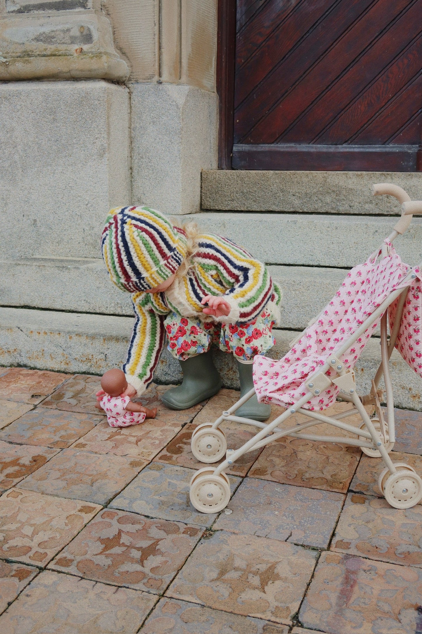 Konges Slojd doll carriage-Rosie rose