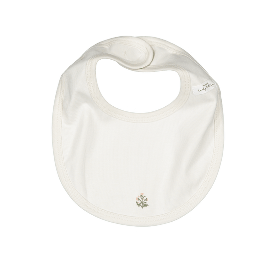 Lovely Littles Bib- Zara embroidered pink