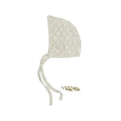 Lovely Littles Lattice Blue bonnet