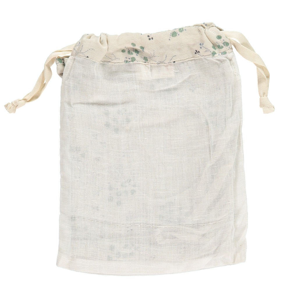 Camomile London Minako cornflower Set of 2 Reversible Muslin Bibs
