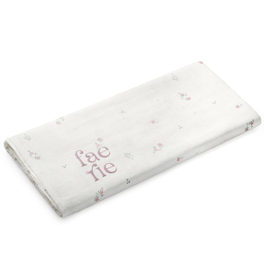 Faerie floral swaddle