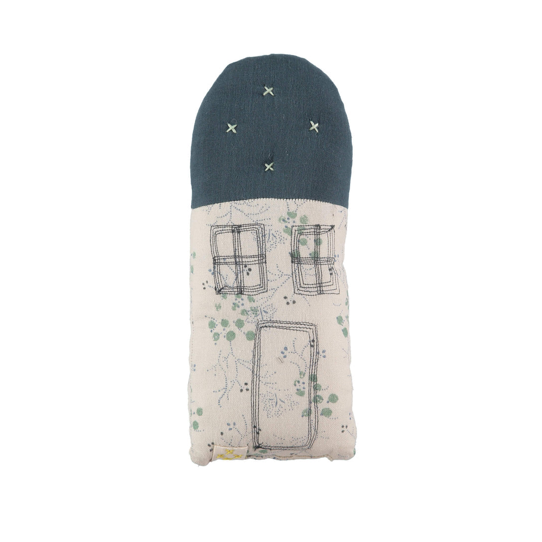 Camomile London Petit House cushion - Minako Cornflower