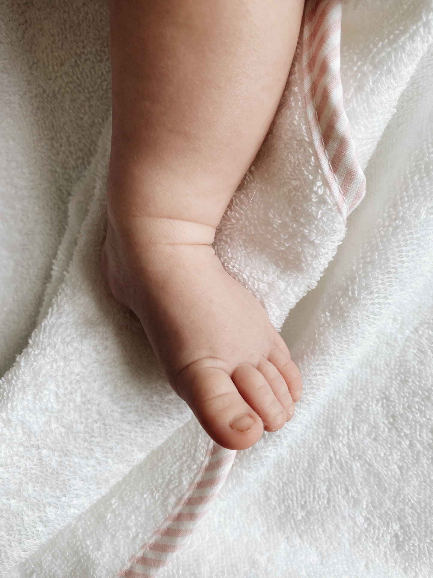 Bobbi Bath towel - Rose pink stripe