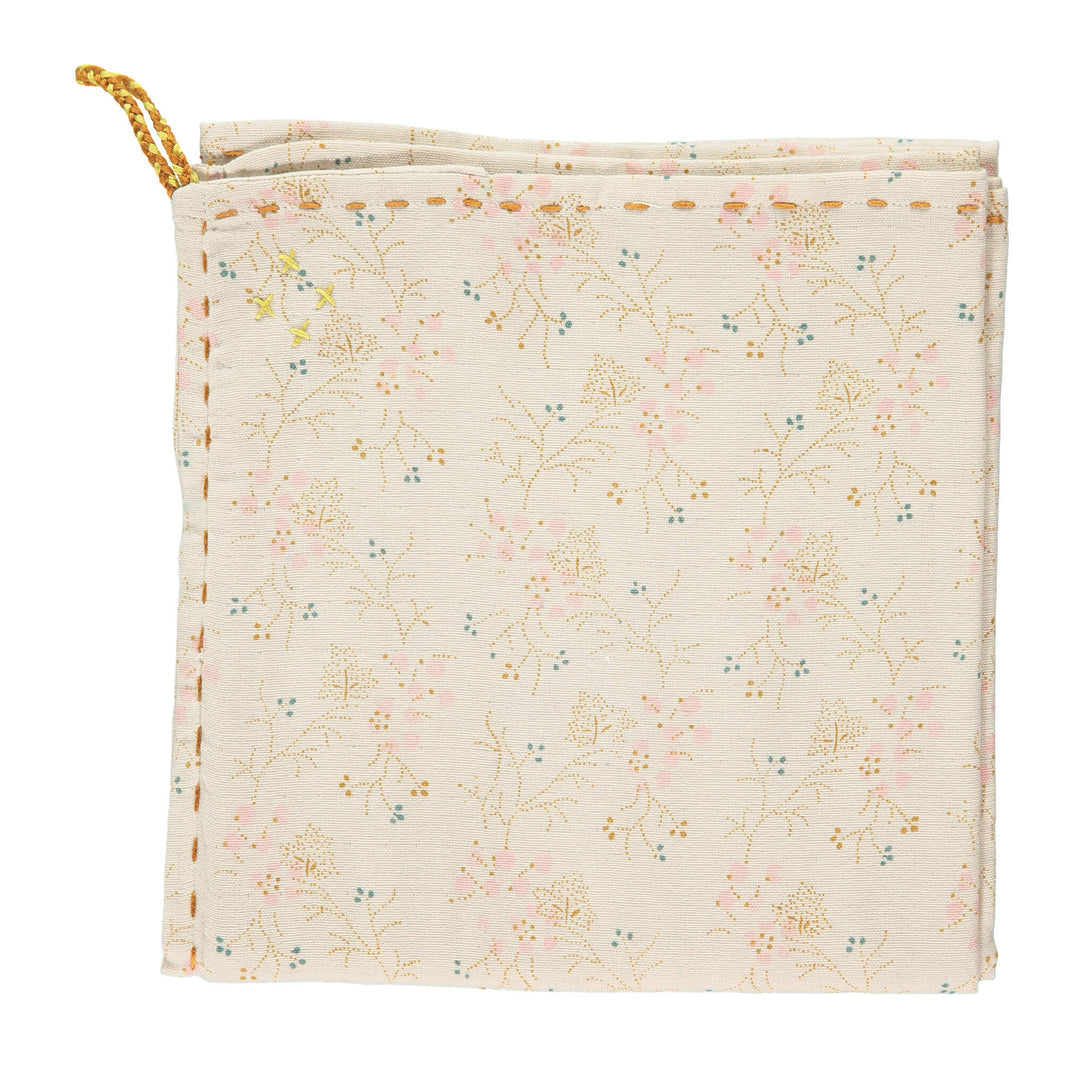 Camomile London Single Layer Swaddle Blanket - Minako Golden/ Stone
