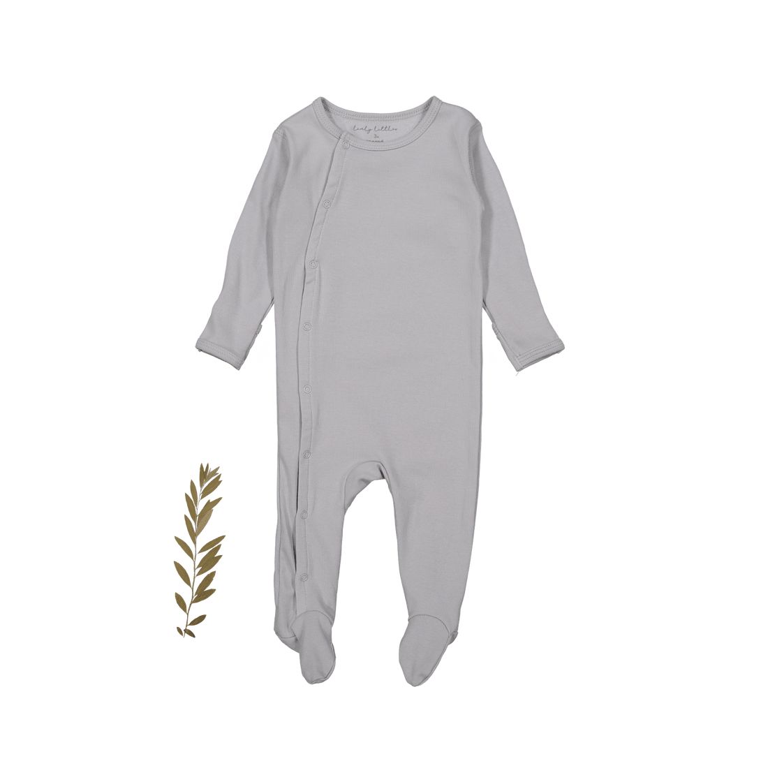 Lovely Littles side snap romper- ocean