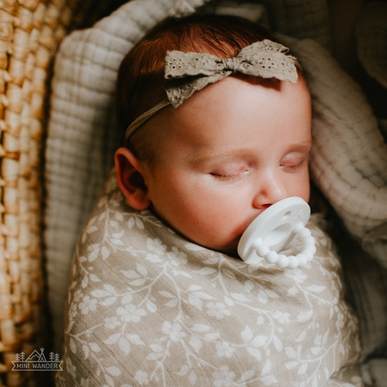 Mini Wander muslin swaddle-magnolia tree