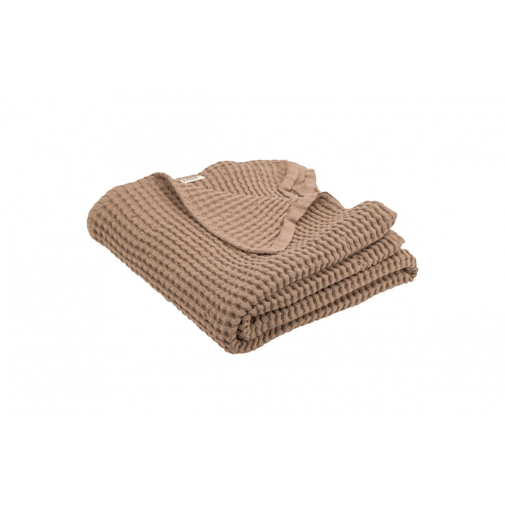 LILLÉ waffle blanket-cappachino