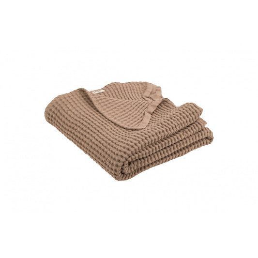 LILLÉ waffle blanket-cappachino