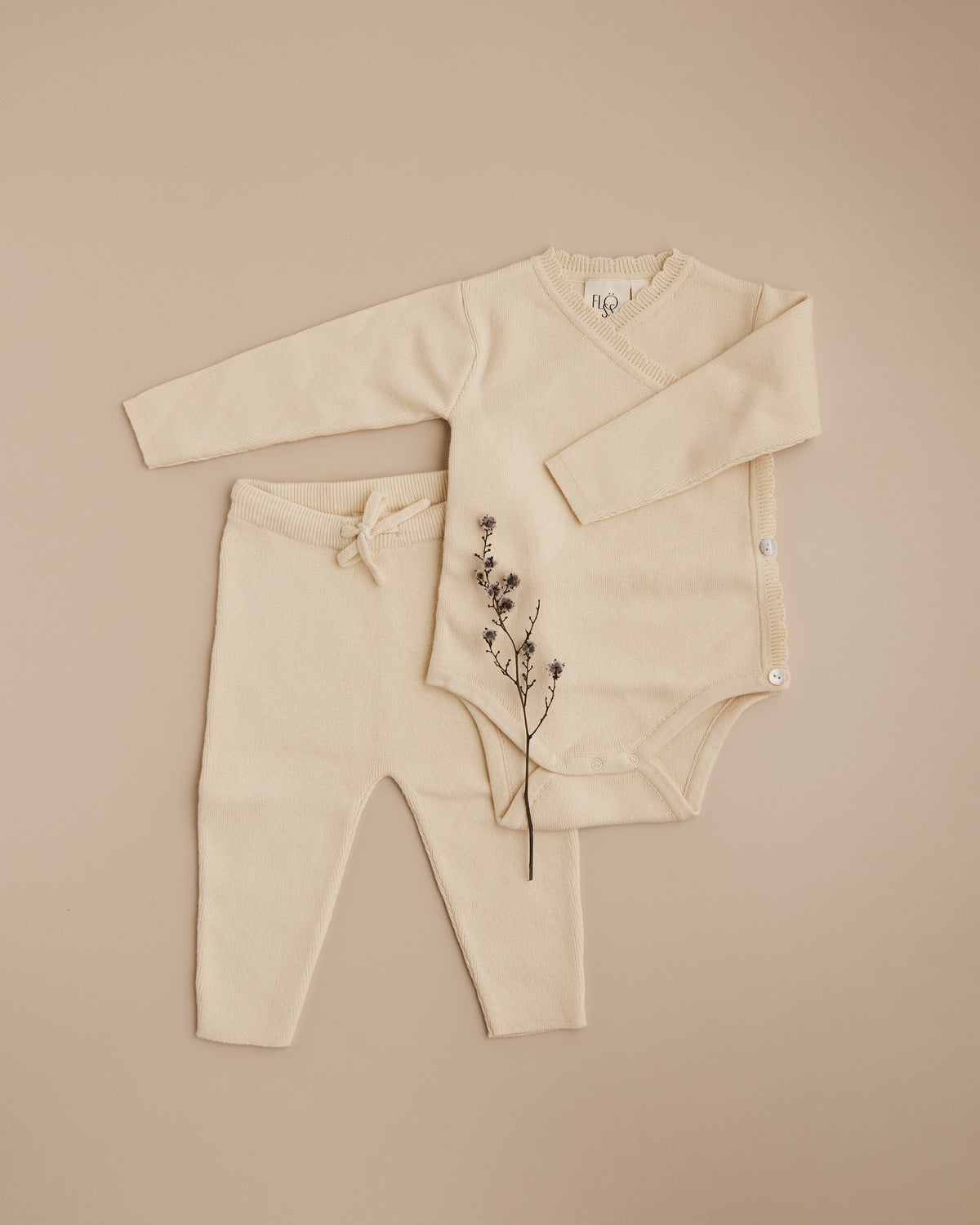 Floess Kaya knit set- soft white