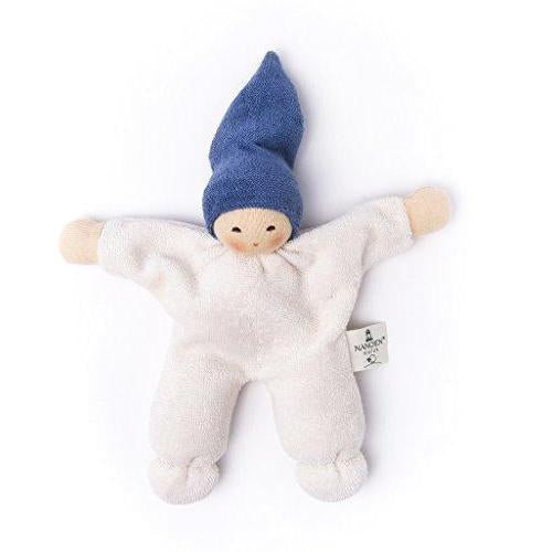 Nanchen Natur Small Waldorf Doll, blue
