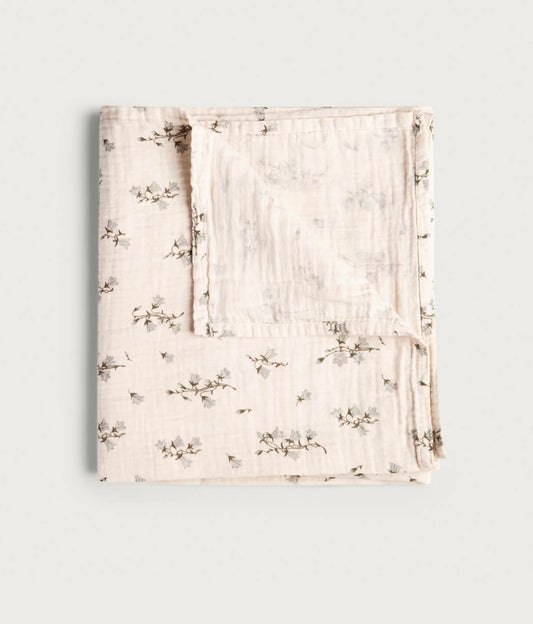 Garbo & Friends Muslin Swaddle Blanket- Bluebell