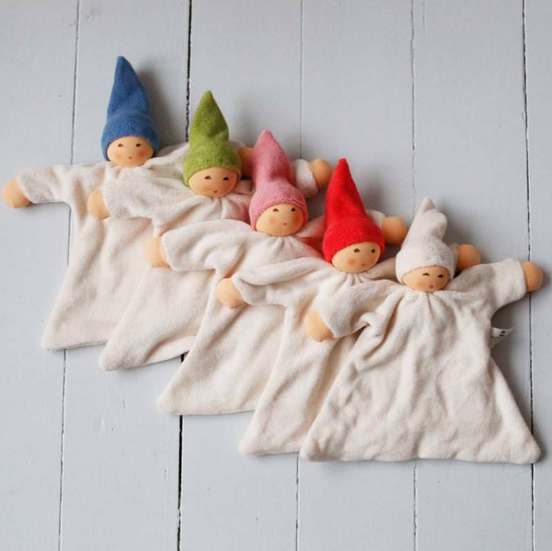 Nanchen Natur Organic Blanket Doll, Berry