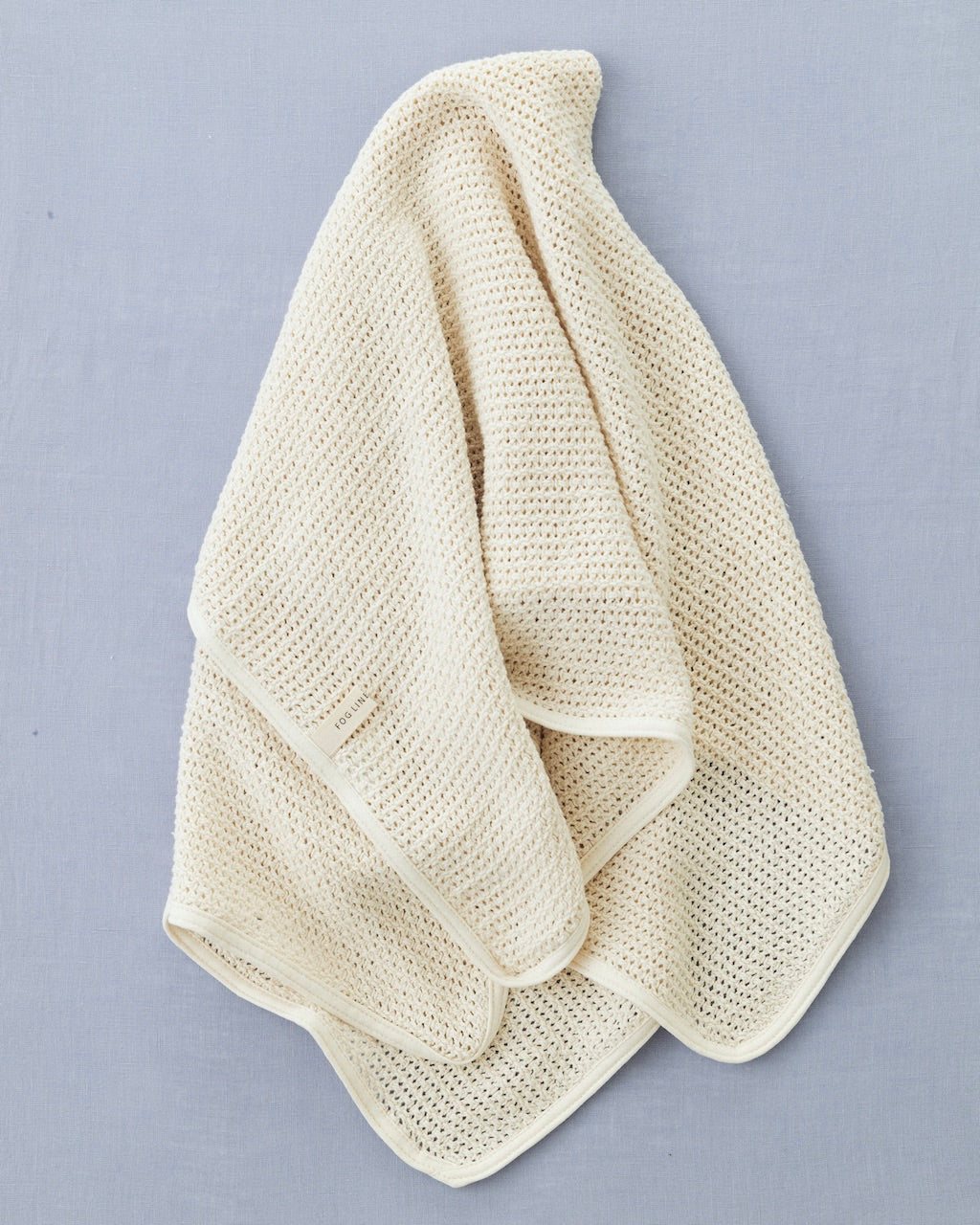 Fog Linen waffle blanket- cream