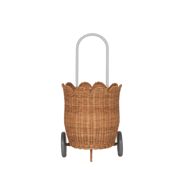 Olli Ella Rattan petal Luggy - Natural