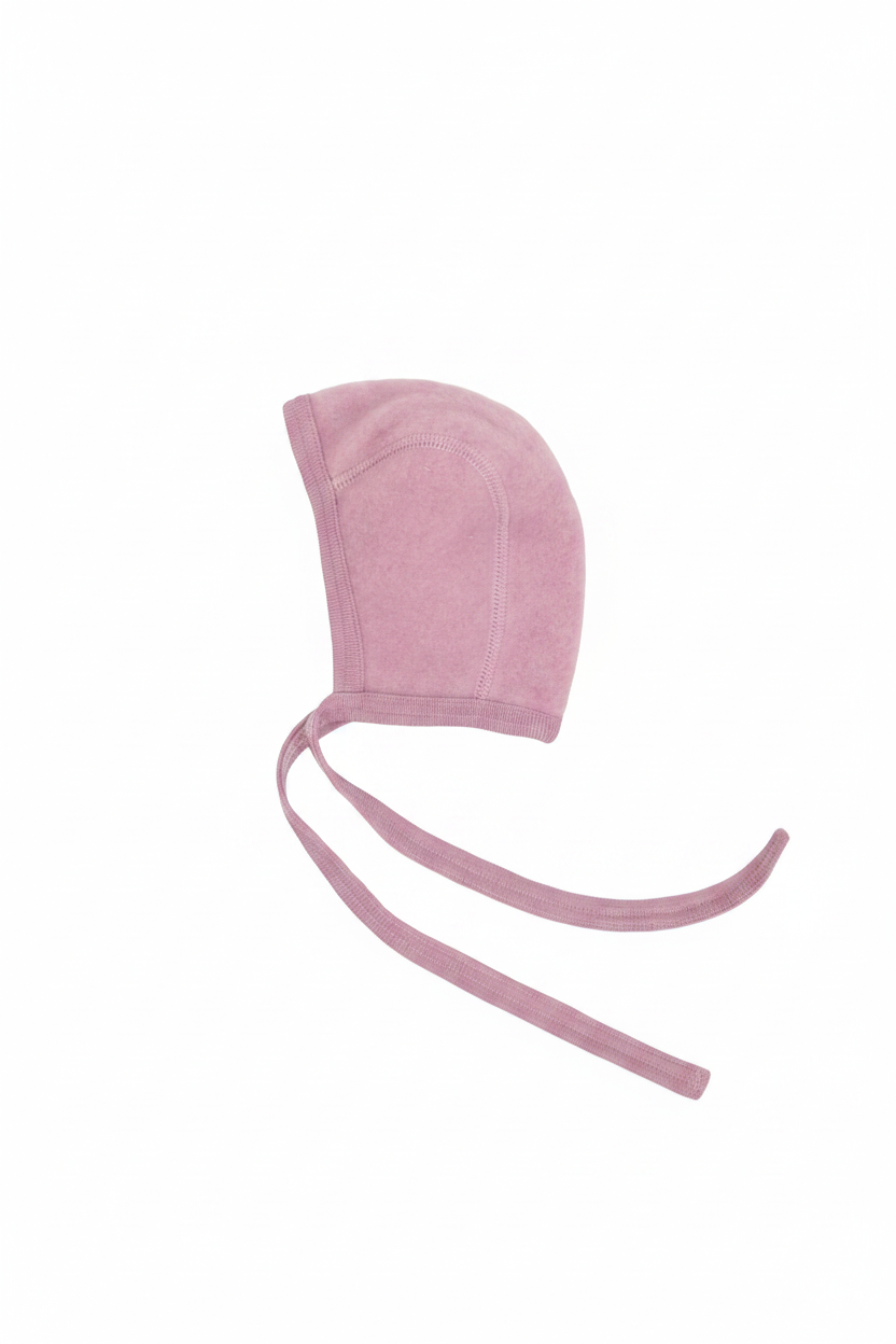 Engel Baby bonnet - rosewood
