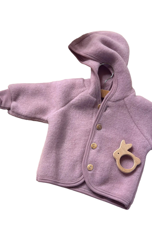 Engel Hooded jacket- rosewood