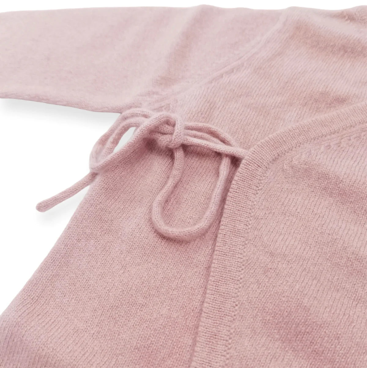 My Little Freckle knit wrap babygrow- pink