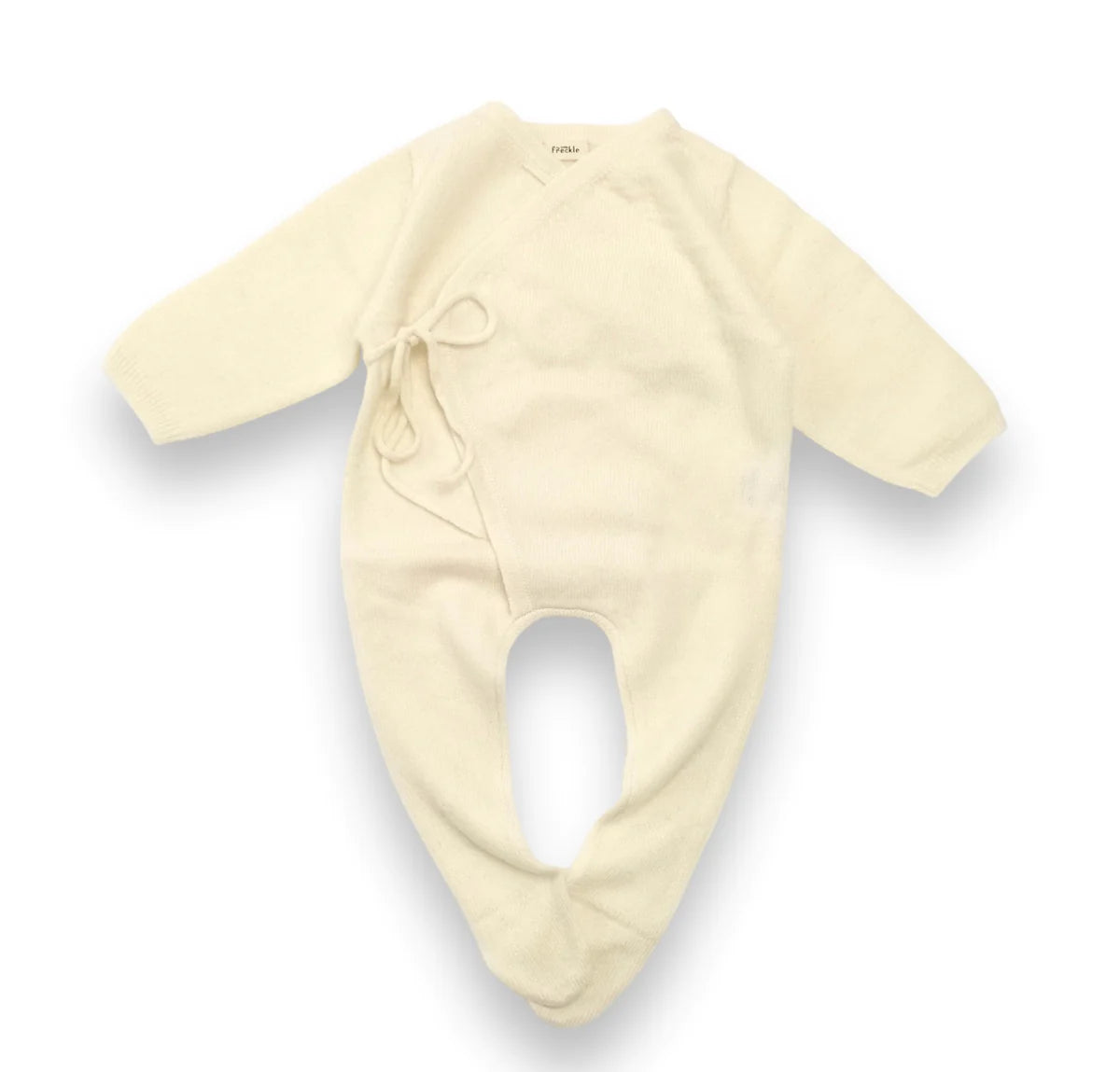 My Little Freckle knit wrap babygrow- ivory (sells with the set only)