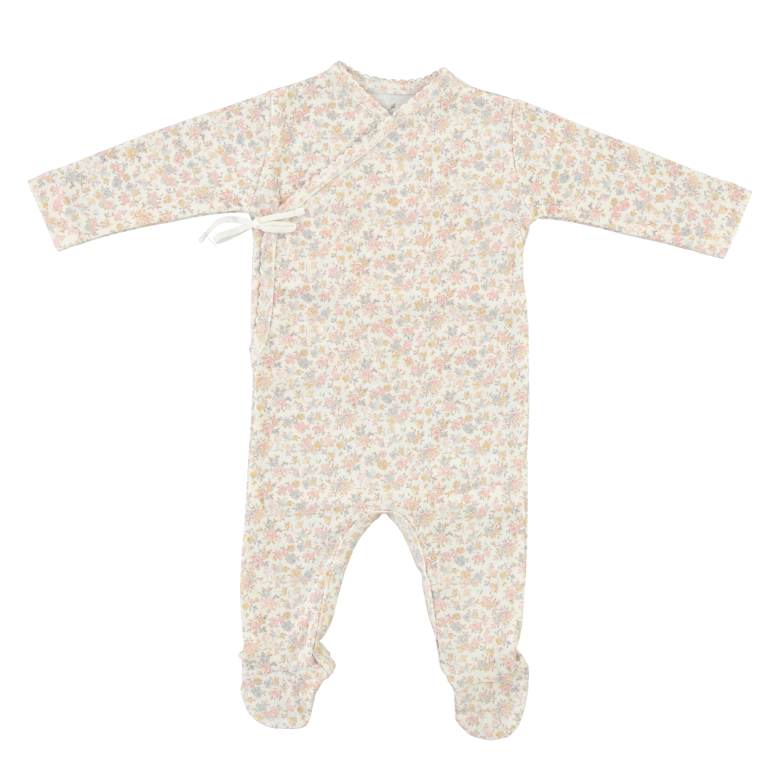 Bebe organic Iris overall & bonnet set