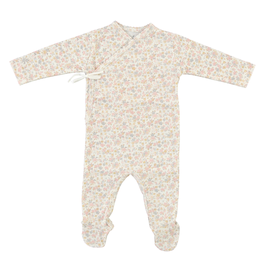 Bebe organic Iris overall & bonnet set