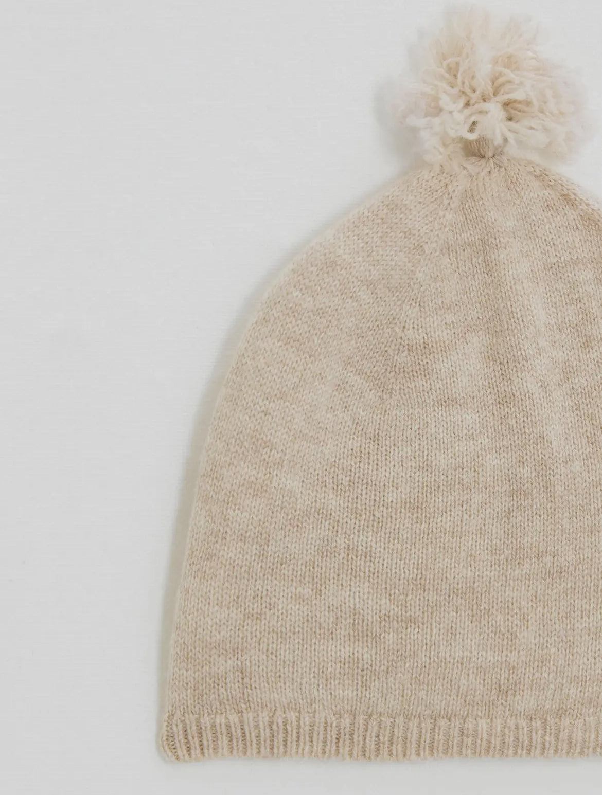 Nataly’s Beige Merino Wool Hat