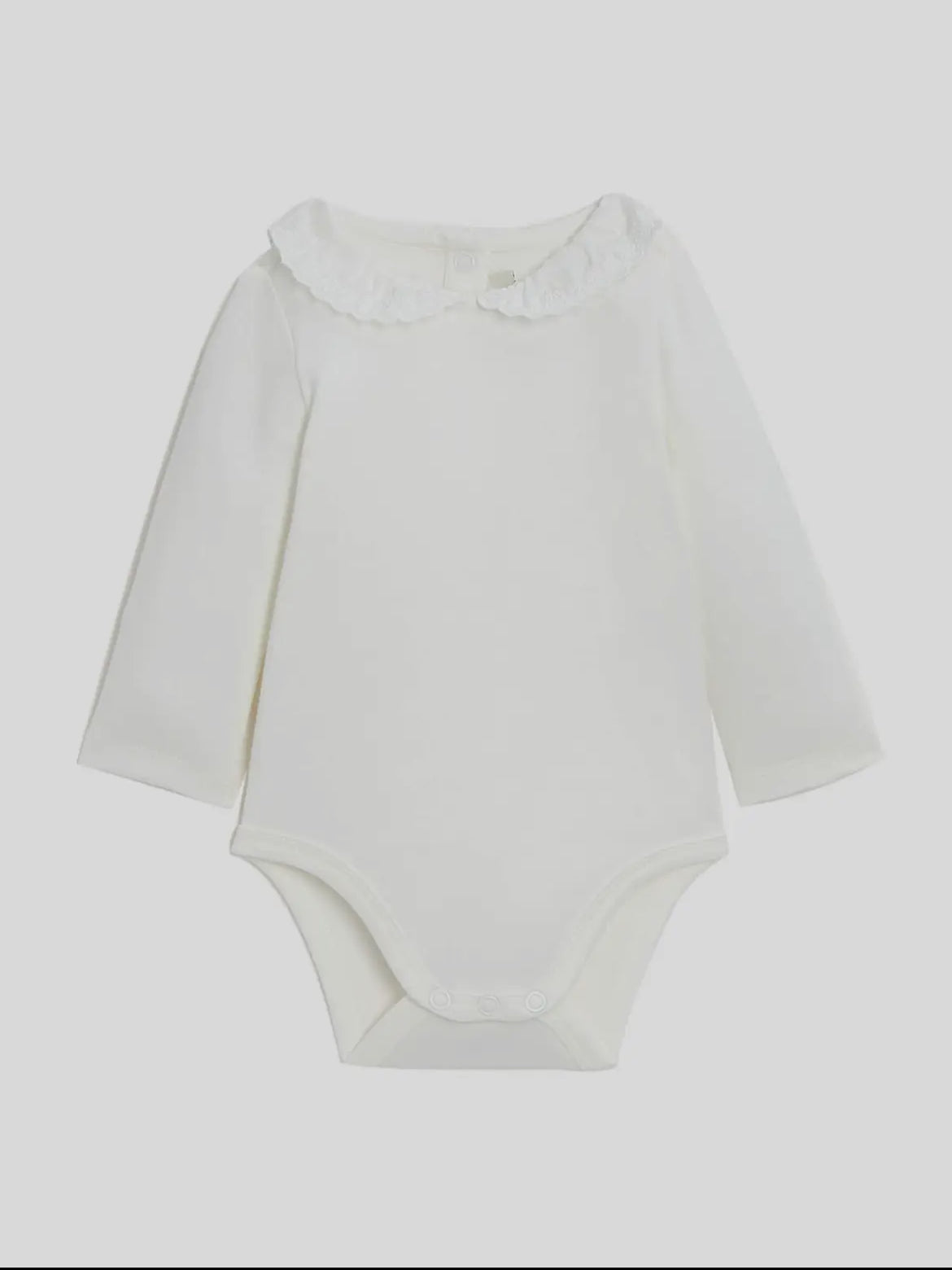 Nataly’s Long Sleeve Baby Body with embroidered collar