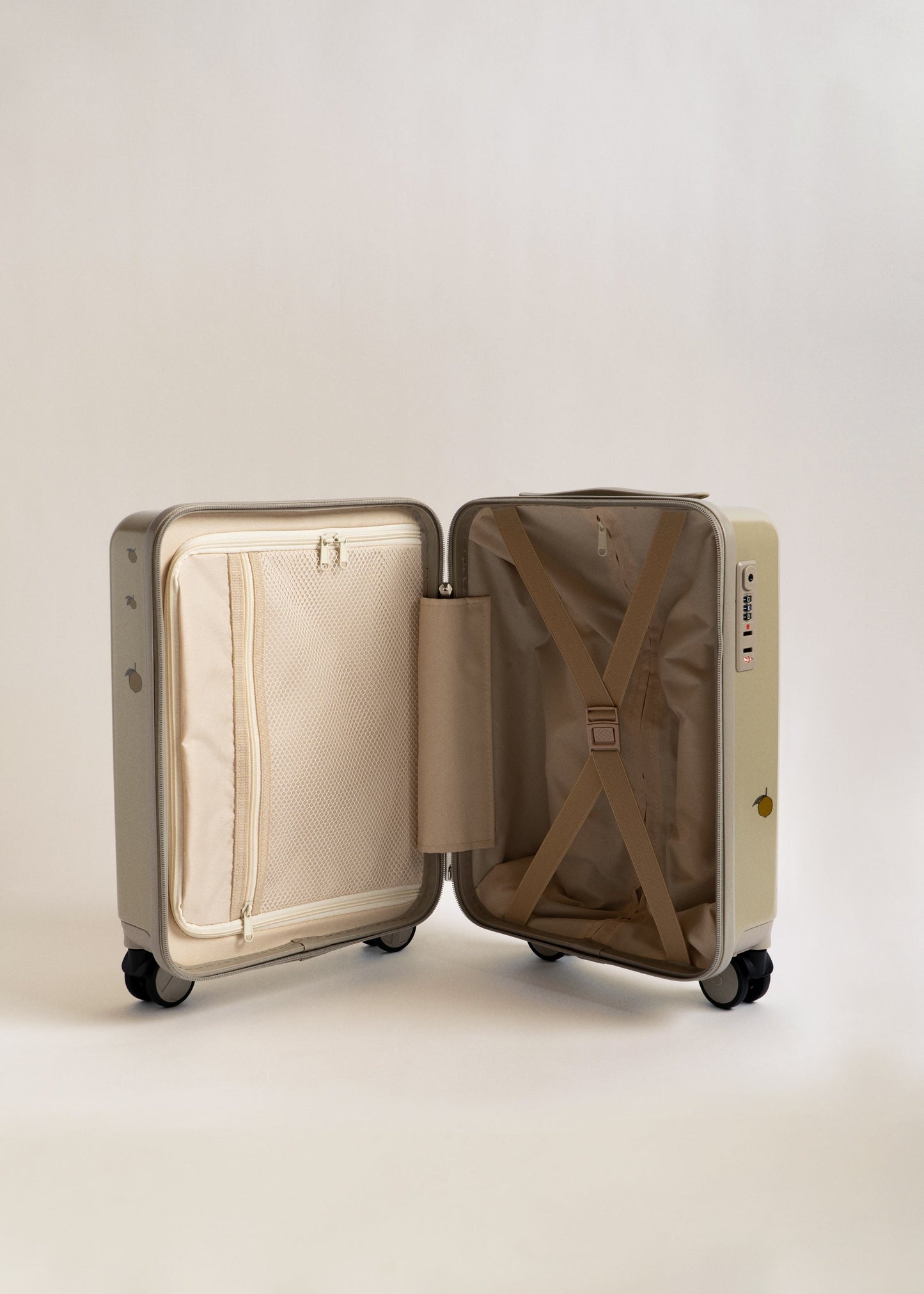 Konges Sloejd travel suitcase- lemon