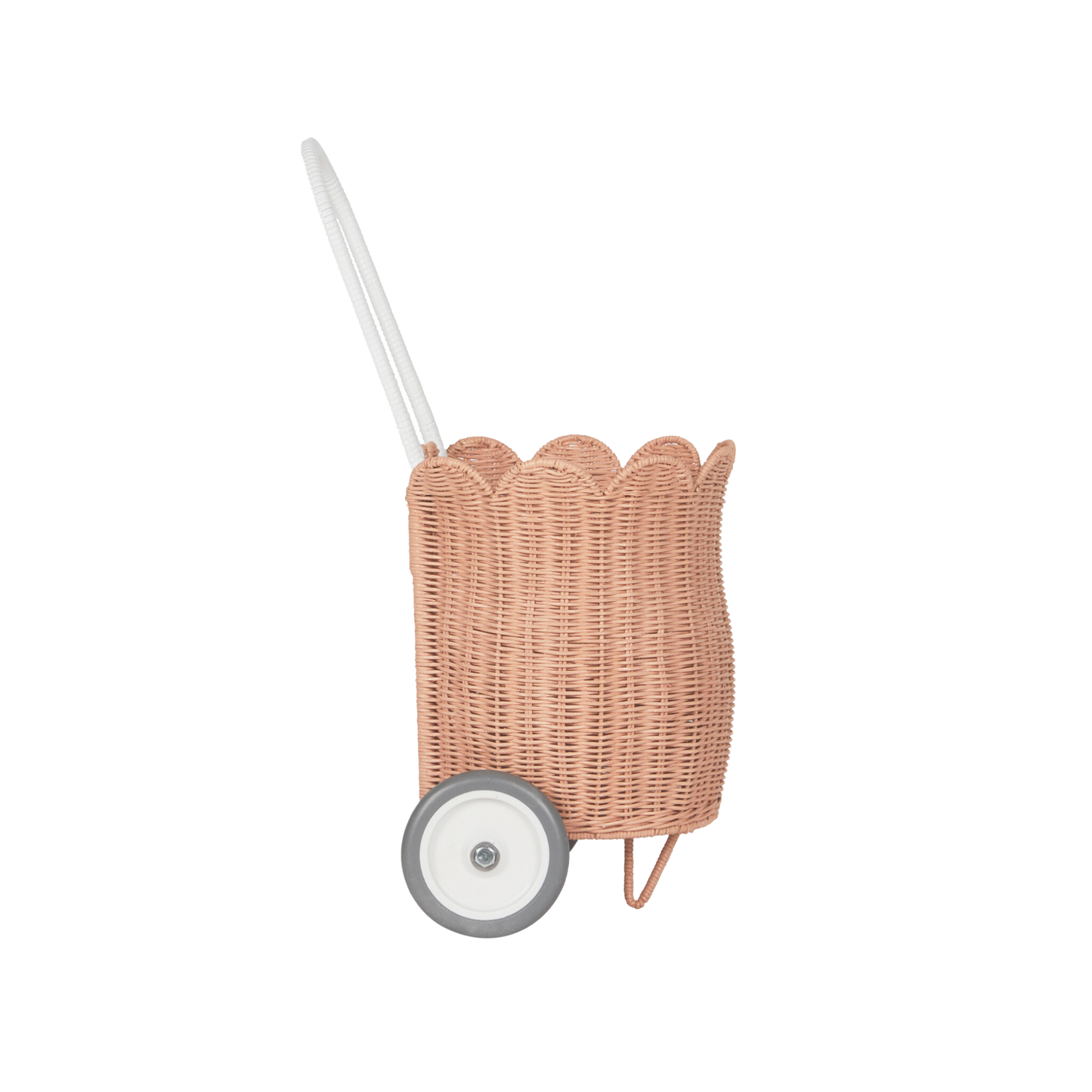 Olli Ella Rattan Petal Luggy - Rose