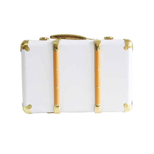 Alimrose vintage brief case-white