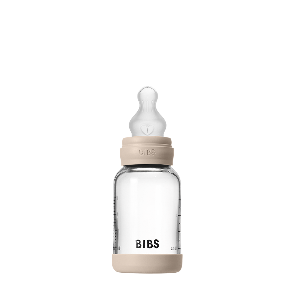 Bibs baby glass bottle- blush