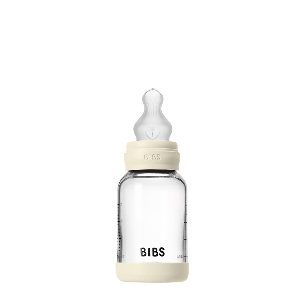 Bibs baby glass bottle-ivory