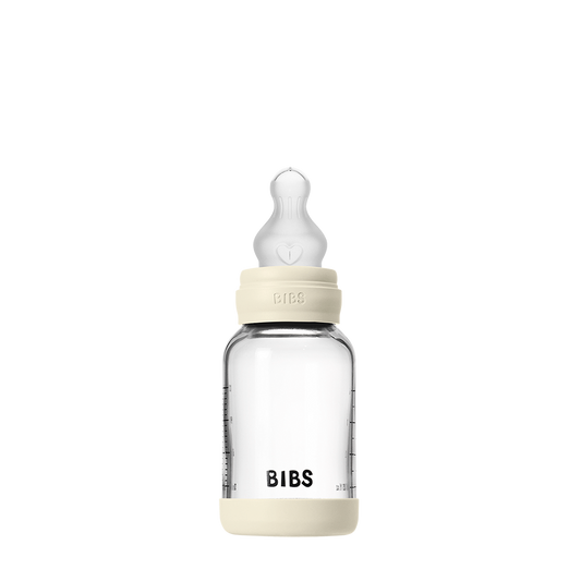 Bibs baby glass bottle-ivory