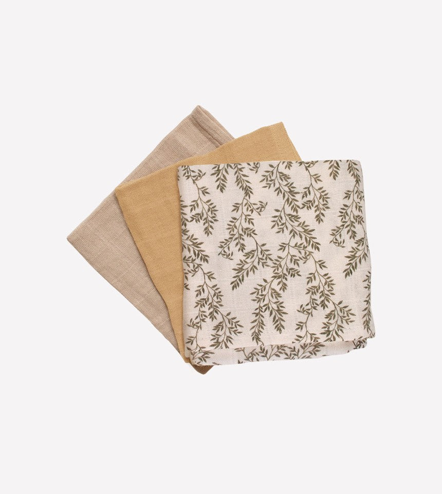 Main Sauvage muslin muslin cloth-bay leaves