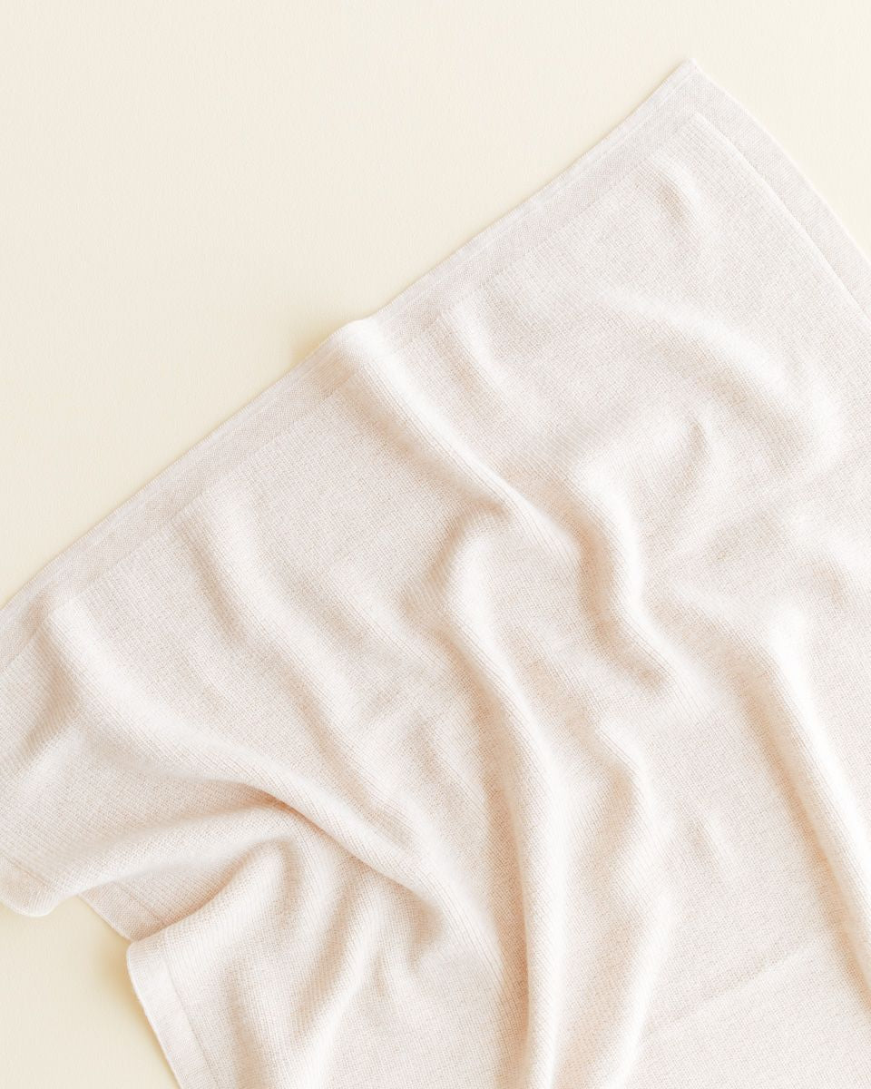 Hvid Felix blanket- cream