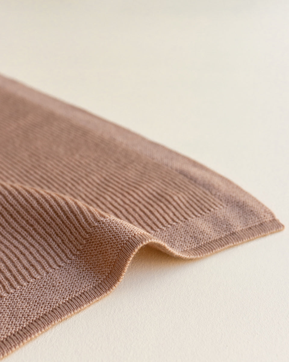 Hvid Felix blanket- rose